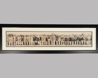 Framed Reproduction Photograph Of 1920s California Women In Bathing Suits