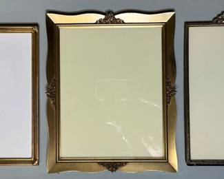 Three Vintage Metal 8x10 Picture Frame (3)