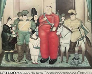 Fernando Botero Exhibition Poster