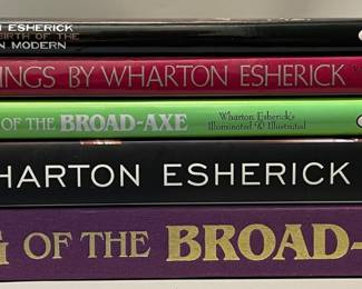 Collection Of Wharton Esherick Coffee Table Books (5)