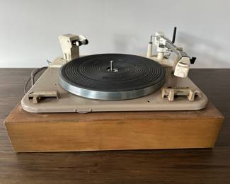 Garrard (England) Type A Turntable On Wood Base