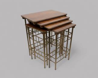 Set Of Four Vintage Nesting Tables (4)