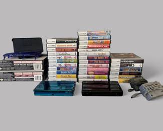 Nintendo 3DS And Nintendo DS Lite, Together With 31 Games
