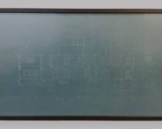Arnold & Stern Original Blueprint For A House In Niagara Falls, New York, 1926