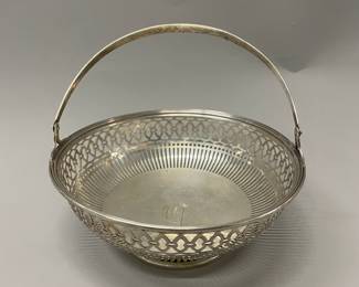 Watson Company (Massachusetts) Sterling Silver Basket With Handle