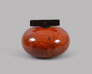 Richard Carney Signed Decorative Jar, 2005