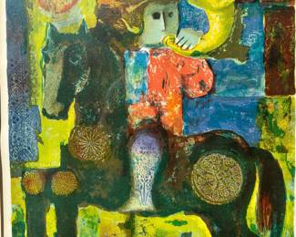 Jordi Pla Domenech (Spanish, 1917-1992) Signed Print