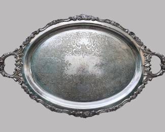 Wallace 'Baroque' Silver Plated Tray