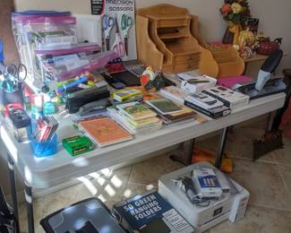 Variety of office supplies