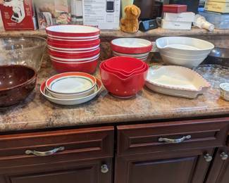 Variety of different size bowls