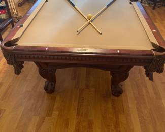 Available for pre-sale, American heritage pool table, full size in excellent condition 