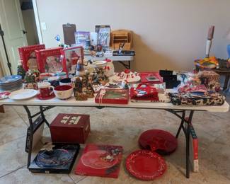 Many Christmas items