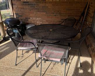 Patio table and chairs