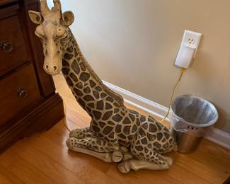 Large giraffe figurine