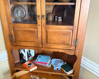 Empire corner cabinet 
