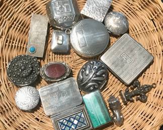 sterling trinket boxes