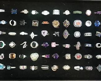 there are several hundred sterling rings