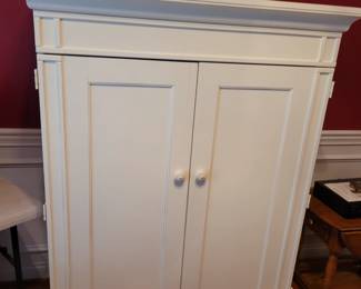 White cabinet