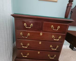 Link-Taylor Mahogany side tables. There are two of them