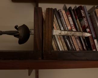 Sword book ends