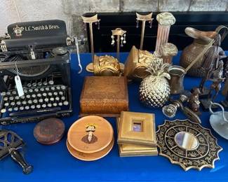 Antique and fun decorative items.