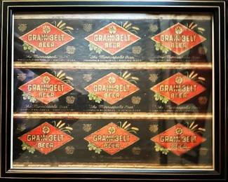 Vintage Grain Belt Beer labels