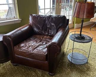 Restoration Hardware original Lancaster Leather chair.