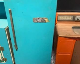 Vintage children's refrigerator