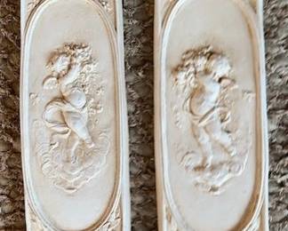 Vintage Chalk decorative wall plaques