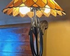 Tiffany-style Austin Mission Accent table lamp