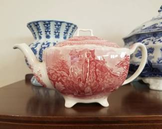 Johnson Bros "Old Britain Castles" teapot. 