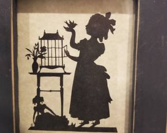 Vintage and antique silhouettes.  