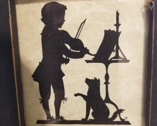 Vintage and antique silhouettes.  