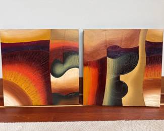 Modern Abstract Signed Walcott Art