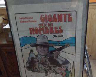Spanish John Wayne poster
