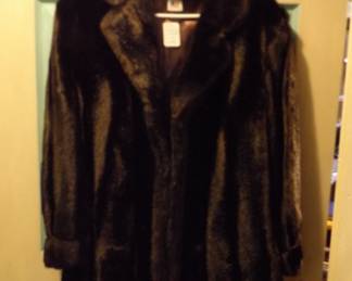 Faux fur coat