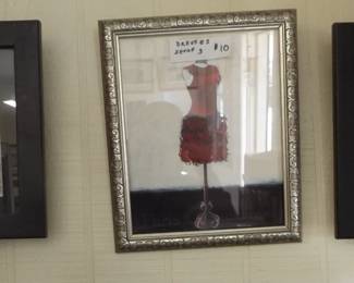 Vintage shadowbox dresses