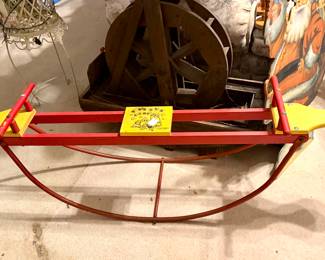 Antique seesaw