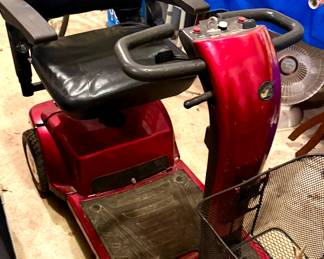 Riding mobility scooter...