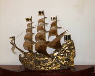 Bronze Sail ship by Marquez 70'