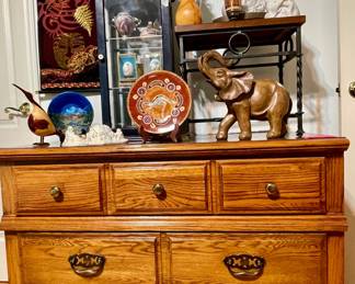 3 Drawer Chest of Drawers, International Decor