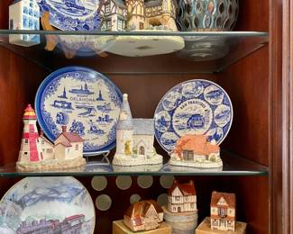 Collectable Plates, Village Pieces