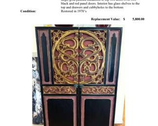 china wedding cabinet