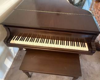 1905 Steinway & Sons Grand Piano, Model A

Stunning antique Steinway grand piano in beautiful condition. 
The piano was crafted with lustrous hard rock maple and Alaskan sitka spruce and adorned with ivory keys.
Piano needs to be tuned and serviced and is being sold as-is.
Unfortunately, we do not have any modern service records for the piano.

Thank you! 