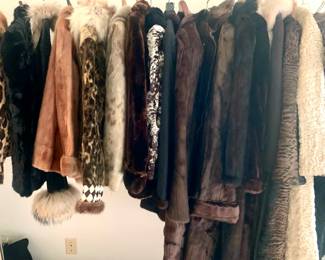 Assorted Vintage furs 
