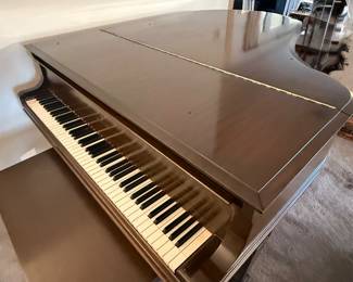 1905 Steinway & Sons Grand Piano, Model A

Stunning antique Steinway grand piano in beautiful condition. 
The piano was crafted with lustrous hard rock maple and Alaskan sitka spruce and adorned with ivory keys.
Piano needs to be tuned and serviced and is being sold as-is.
Unfortunately, we do not have any modern service records for the piano.

Thank you! 