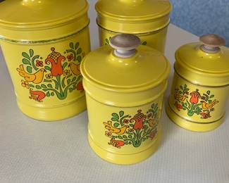 Vintage Kromex Canister Set