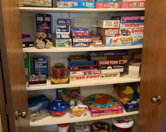 Puzzles, Games, Toys, Tins