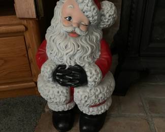 Vintage Large Ceramic Santa Claus