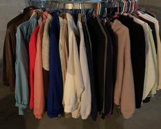 T-Shirts, Sweatshirts, Sweaters, Coats